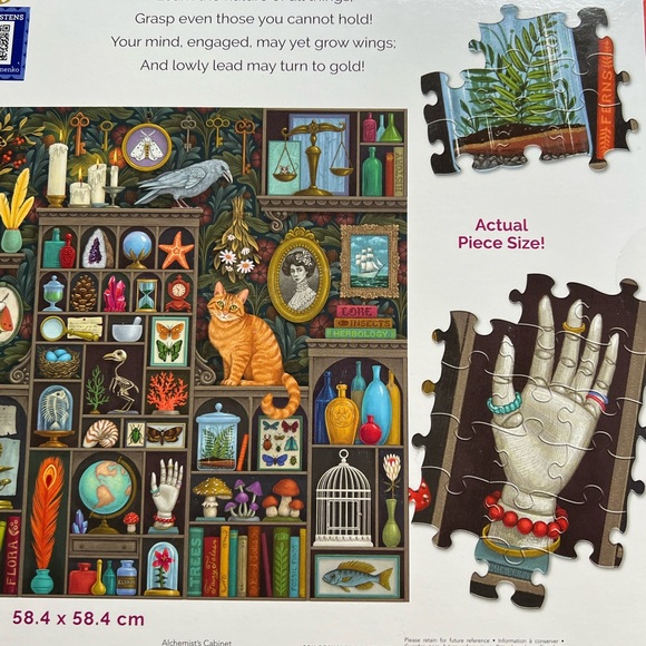 eeBoo 1000 piece puzzle ‘Alchemist’s Cabinet’ - Picture 4 of 5